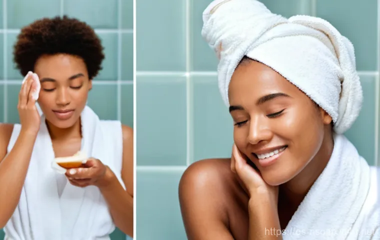 천연비누 주의사항 - **Prompt:** A close-up shot of a skilled artisan's hands meticulously pouring freshly made natural s...