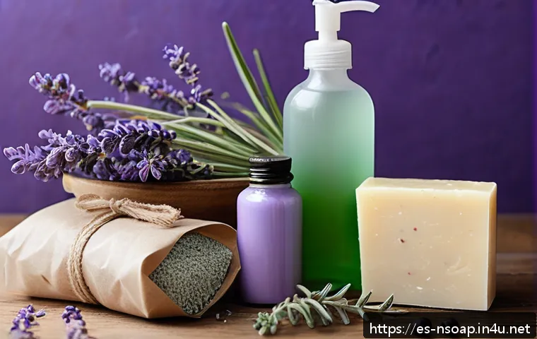 천연비누와 인공 비누 비교 관련 이미지 1